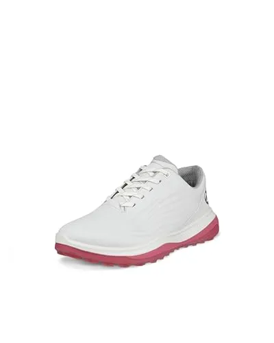ECCO Damen Golf LT1 Leder White Bubblegum Trainer 37 EU