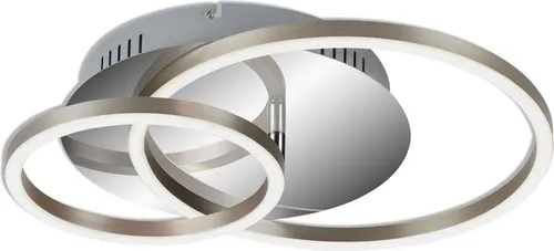 Briloner Leuchten LED Deckenleuchte dimmbar - Moderne dimmbare LED Deckenlampe mit Memoryfunktion und drehbarem Modul für individuelle Lichtsteuerung. Ideal für Wohnzimmer, Schlafzimmer oder Esszimmer, sorgt sie für eine angenehme Atmosphäre.