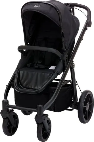 Fillikid Kinderwagen Voyager schwarz – Flexibel & Komfortabel - Der Fillikid Kinderwagen Voyager bietet Sicherheit und Komfort mit gefederten PU-Reifen. Ideal für unebenes Gelände, lässt sich kompakt zusammenfalten und ist mit einer praktischen Handbremse ausgestattet.