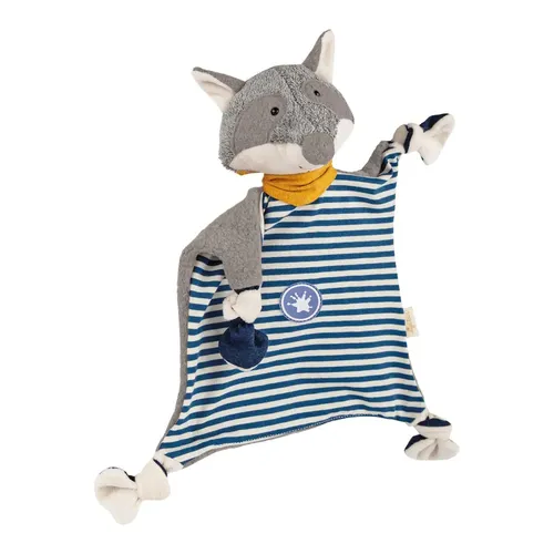 Sigikid Schnuffeltuch Classic Waschbär grau