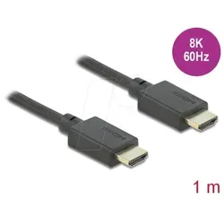 DELOCK 85387 - High Speed HDMI Kabel, 8K 60 Hz, 1,0 m