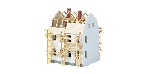 Auhagen 12270 Sadthaus in Renovierug H0-TT neu OVP