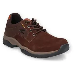 camel active Herren Mode-Stiefel Brown Cabd001 302300, 42 EU - Herren-Schnürhalbschuhe aus hochwertigem Nubukleder, mit rutschhemmender TPR-Sohle für sicheren Halt und stilvolles Design.