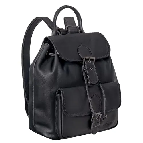 STILORD Damen-Rucksack 'Destiny' aus Leder schwarz von STILORD