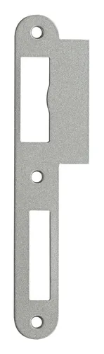 Sächsische Schlossfabrik Lappenschliessblech 170 mm DIN Links 24 mm rund Edelstahl - 4510 00/501