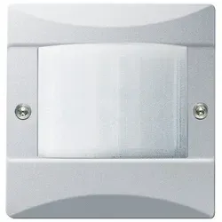 Busch-Jaeger 6800-33-102C BW-SENSOR AW44, alusilber - Bewegungsmelder für Außenbereich (IP44), automatisches Schalten bei Bewegung und Helligkeit, ideal für Garten und Sicherheit.