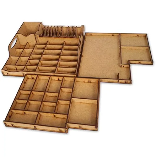 ERA19247 - Insert für Catan: Händler & Barbaren + 5.+6. Spieler Erweiterung - Gesellschaftsspiel-Zubehör für Catan, sorgt für Ordnung und schnelles Setup. Hergestellt aus hochwertigem HDF, kein Kleber nötig, ideal für ein besseres Spielerlebnis!