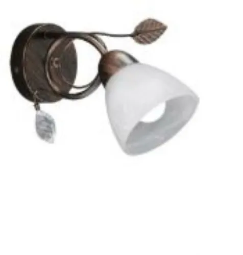 TRADITIO Strahler 1 mit Wandhalterung E14 - Lampen - Eleganter Strahler aus rostmetall in antiker Optik, ideal für stimmungsvolle Beleuchtung in Wohnräumen.