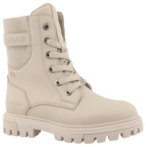 Tom Tailor Mädchen Stiefel schwarz - Wasserdichte Wanderschuhe für Mädchen mit stylischem Design, einfacher Einstieg durch seitlichen Reißverschluss und optimaler Anpassung dank Schnürung. Perfekt für Schule und Freizeit im Herbst und Winter.