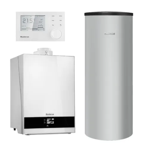 Produktbild BUDERUS | Gas-Brennwertgerät-Set | Logaplus W50 | GB192i-25W | 25 kW