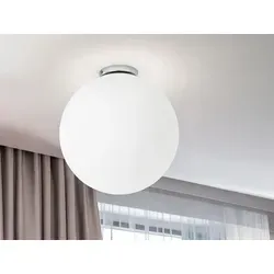 LED Deckenleuchte Kugellampe Ø 30cm – Opalweiß