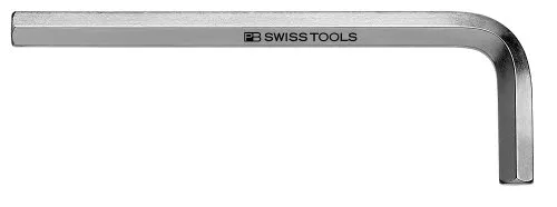 PB Swiss Tools Winkelschraubendreher Für Innensechskant-Schrauben, Verchromt, Farbe: Silber Größe: 5