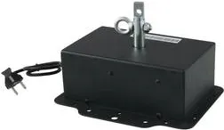 Eurolite MD-3030 DMX Mirror Ball Motor - DMX gesteuerter Spiegelkugelmotor für bis zu 40 kg schwere Spiegelkugeln, ideal für Diskotheken und professionelle Veranstaltungen, einfach zu bedienen mit DMX512-Steuerung.