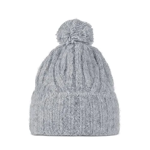 Buff® Strick Mütze Grau Unisex Erwachsene - Stylische Strickmütze für alle Jahreszeiten, bietet optimalen Kälteschutz und hohen Tragekomfort. Ideal für aktive Outdoor-Aktivitäten!