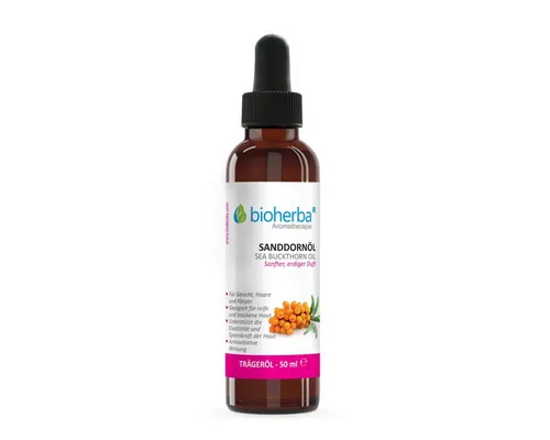 BIOHERBA R Pflege-Set Bioherba Sanddornöl Reines Sanddorn-Trägeröl 50 ml