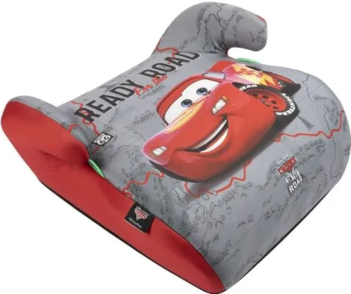 Tataway Disney Cars i-Size Kindersitz - Ergonomische Sitzerhöhung für Kinder von 125-150 cm, leicht und hypoallergen, ideal für sicheren Komfort unterwegs.