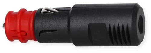 Pro Car Kfz-Universalstecker 16A, 12/24V - 24V Stecker mit integrierter, auswechselbarer Sicherung für optimale Sicherheit. Ideal für Zigarettenanzünder- und Normsteckdosen.