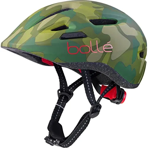 Bollé Stance Jr Fahrradhelm, Camo Matte, Extra Small - Unisex Fahrradhelm für Kinder, bietet optimalen Schutz und stylisches Design für junge Radfahrer.