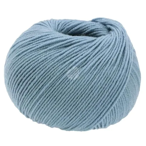 LANA GROSSA Cool Wool Uni - 50g extrafeine Merinowolle, waschmaschinenfest und filzfrei für kreative Strick- und Häkelprojekte