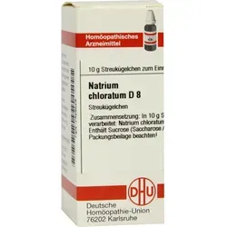 Produktbild Natrium Chloratum D 8 Globuli 10 g