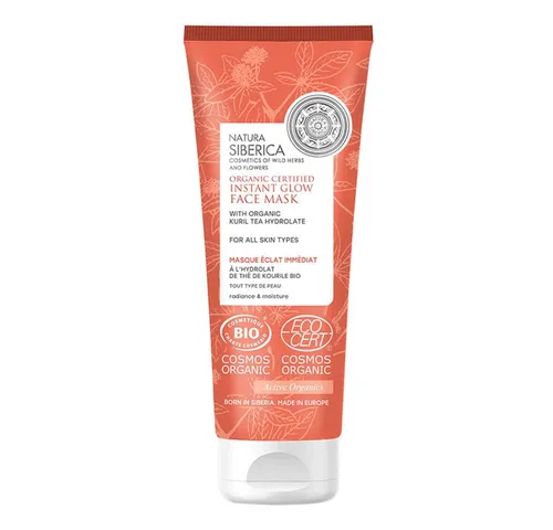 Natura Siberica Gesichtsmaske New Face Instant Glow - Gesichtsmaske für jeden Hauttyp 75ml