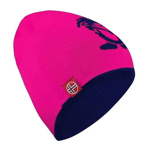 Trollkids Kids Troll Beanie Long 50, Navy/pink