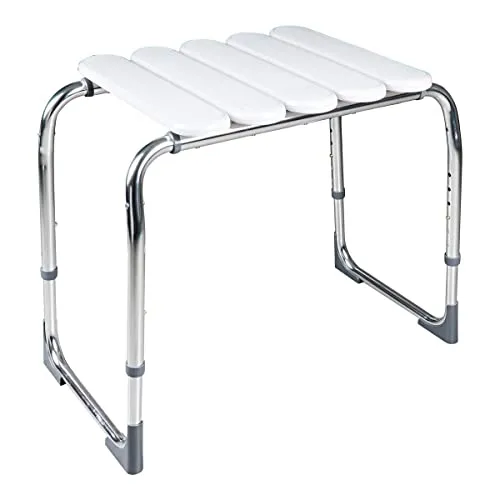 Bad-Hocker Pro, weiß, höhenverstellbar - Behinderten-Bedarf – RIDDER Bad-Hocker „Pro“ bietet sicheren Sitzkomfort und Stabilität, ideal für Senioren und Menschen mit Unterstützungsbedarf im Badezimmer.
