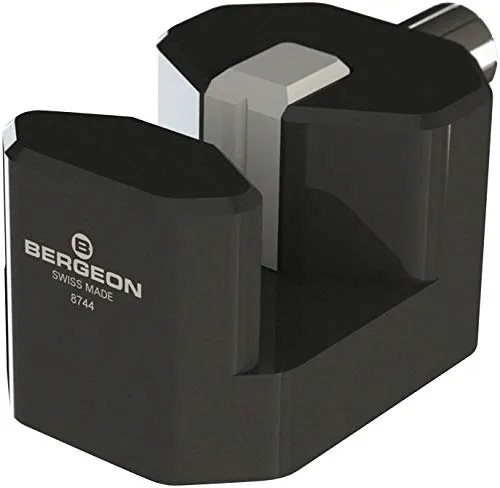 Bergeon 8744 Bandschraubstock, Werkzeug für Uhrmacher, Uhrzubehör, zum Halten von Armbändern