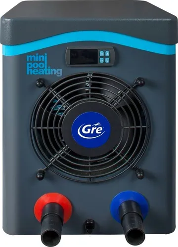 Gre HPM20 - Mini-Wärmepumpe für Pools bis 20 m³, energieeffizient und sorgt für perfekte Wassertemperatur bis 28 °C
