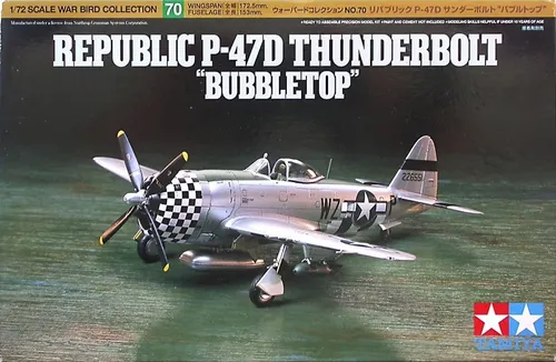 Tamiya 60770 P-47D Thunderbolt Bubbletop 1/72