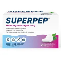 Produktbild Superpep Reise Kaugummi-Dragées 20 mg