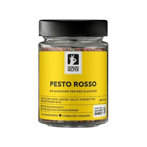 Bremer Gewürzhandel Pesto Rosso Gewürzmischung, für die Zubereitung von rotem Pesto, 65g im Glas