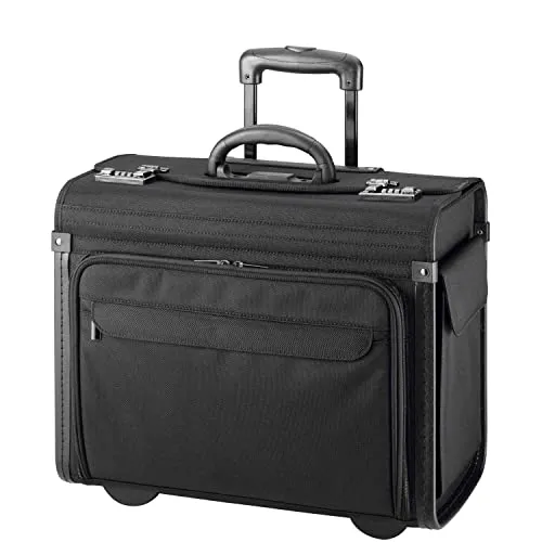 DundN Pilotenkoffer Business und Travel 2871 - Trolley für Business und Travel, 38L, mit Laptopfach bis 15 Zoll, ideal für Handgepäck und ausgestattet mit robusten Rollen für mühelosen Transport.