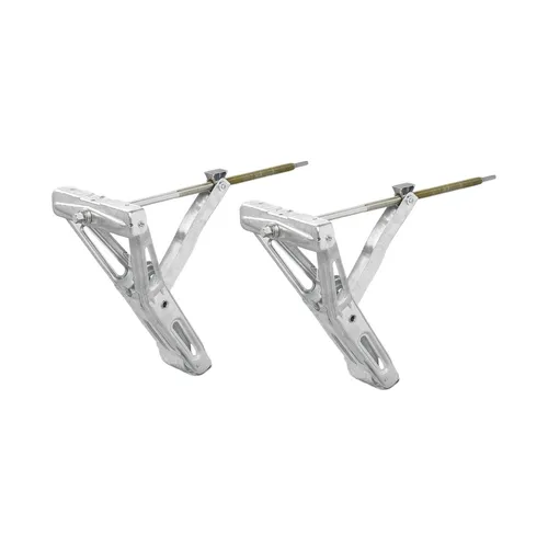 2er Set Nivellierstütze 1000 kg Tragfähigkeit Wohnwagen Ausdrehstütze 605 x 280