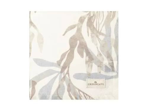 GreenGate Finja Stoffserviette beige 40x40cm in beige von GreenGate