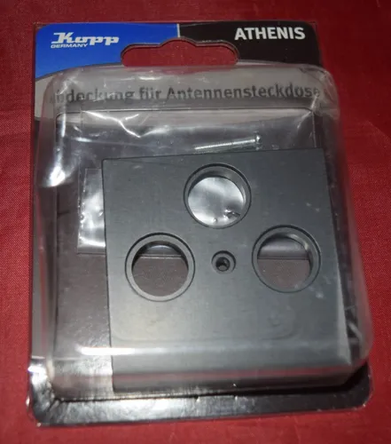 Kopp Athenis Abdeckung für Antennensteckdose anthrazit 3736.1518.0 (B44)