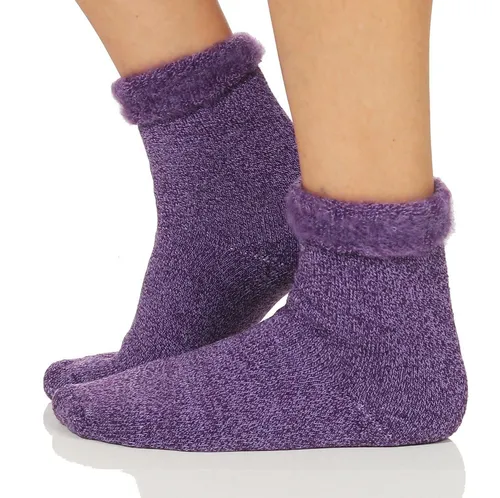CLEO STYLE Thermosocken Thermo Socken 23 Lila 39-42