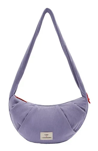 LES VISIONNAIRES Unio Vancouver Umhängetasche 28 cm lila - Stylische Umhängetasche in Lila mit 28 cm, ideal für den Alltag. Praktischer Schulterriemen und modernes Design machen sie zum perfekten Begleiter.