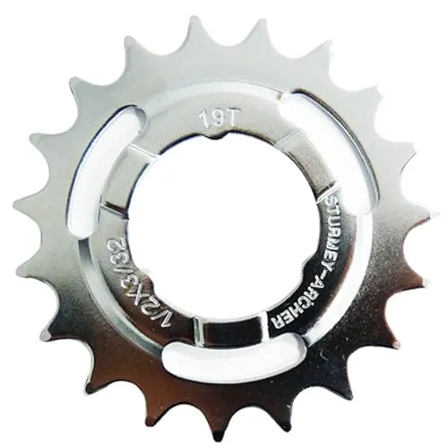 SunRace Steckkranz 19Z. 1/2x3/32Zoll gekröpft Fahrrad