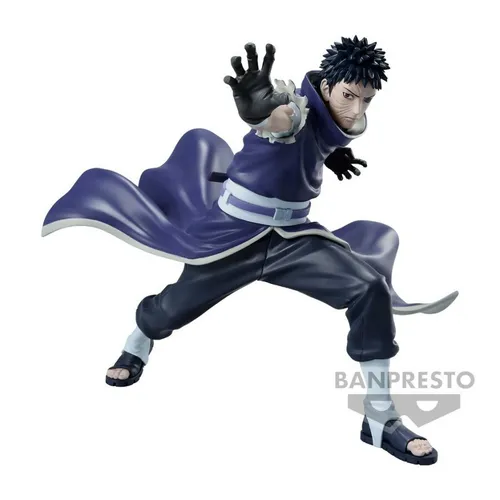 Banpresto Naruto Shippuden Vibration Stars Sasuke Obito II Figur 14cm - Sammelfigur aus Naruto Shippuden, 14 cm groß, mit beeindruckenden Details und dynamischer Pose – ein Highlight für jeden Fan und Sammler!
