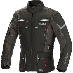 BÜSE Lago Pro Textiljacke schwarz, 28 - Vielseitige Tourenjacke - Textiljacke für Touren und Alltag, wasser- und winddicht dank HUMAX-Klimamembran, mit Belüftung, entnehmbarem Thermofutter und robustem 450D Polyestergewebe.