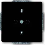 Steckdose CEE 7/3 Typ F mit Erdungsclips, 16 Ampere, 250 Volt, Unterputz, 1-fach anthrazit, Retail