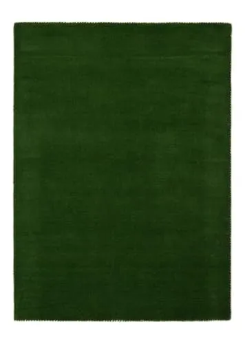 carpetfine Wollteppich Gabbeh Lola Grün 160x230 cm in grün von carpetfine