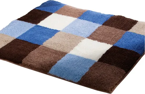Erwin Müller Badematte Kreta blau 60x100 cm - Rutschhemmender Badteppich mit Hochflor - Entdecken Sie die Erwin Müller Badematte Kreta in blau. Flauschig weich und mit rutschhemmender Rückseite sorgt sie für Sicherheit und Komfort im Bad. Ideal auch für Fußbodenheizung. Gewicht ca. 1.800 g/m², Gesamthöhe ca. 20 mm.