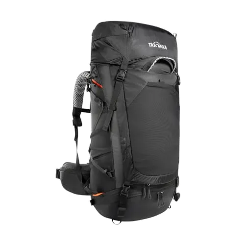 Tatonka Pyrox 45+10 - Trekkingrucksack black - Robuster 45+10 Liter Trekkingrucksack mit einstellbarem Comfort Light-Tragesystem für optimalen Sitz und Lastübertragung, ideal für anspruchsvolle Wanderungen.