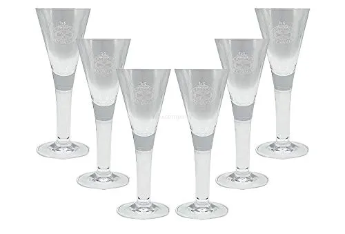 Aalborg Akvavit Gläser / 6er Set Stilglas neu Edition 2cl geeicht
