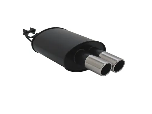 Novus Sportauspuff für BMW E39 2x76mm SR-Design - Schalldämpfer mit sportlichem Design, sorgt für verbesserten Sound und Leistung Ihres BMW E39.