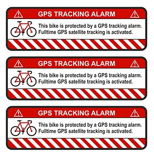 3x GPS Aufkleber Fahrrad