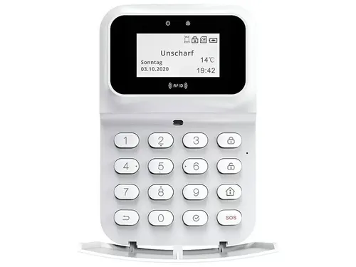 Produktbild Alarmanlagensteuerung SP110, 433 MHz, weiß, 2 x 14 x 14 cm - A