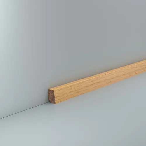 Sockelleiste Vorsatzleiste 20 mm Eiche Unbehandelt Abschlussleiste Deckleiste